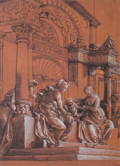 The Holy Family by Hans Holbein der Jüngere